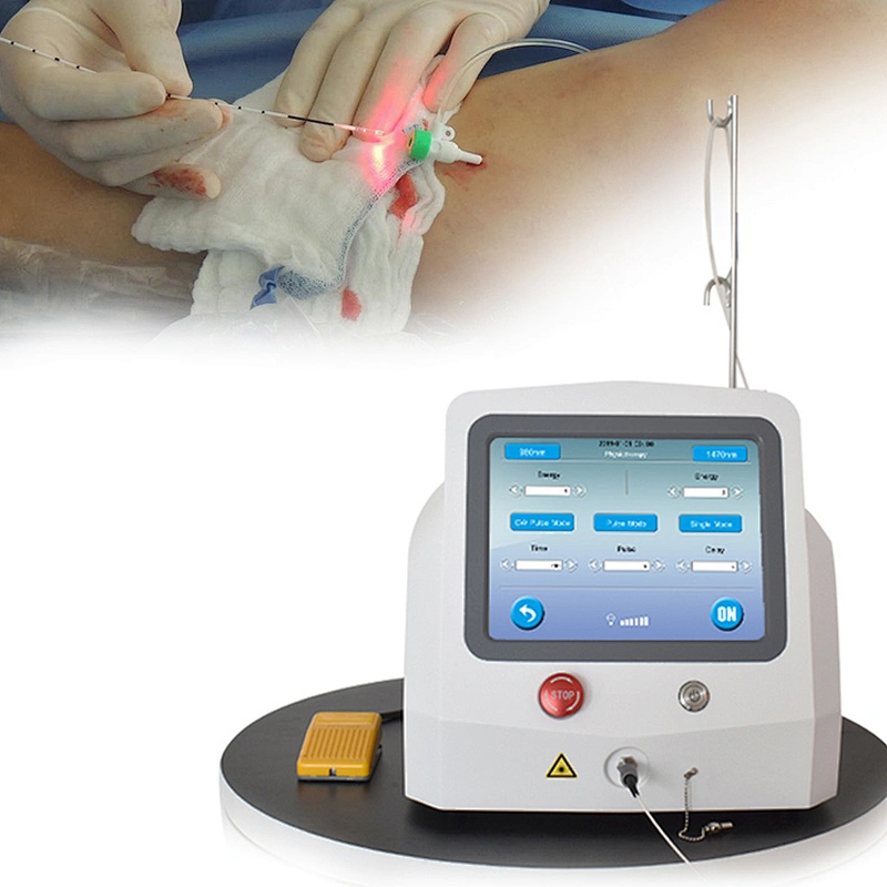 EVLT EVLA  Phlebology Varicose Veins Endovenous Laser Coagulation EVLC Fiber Laser 1940nm  1470nm Ablation Laser System