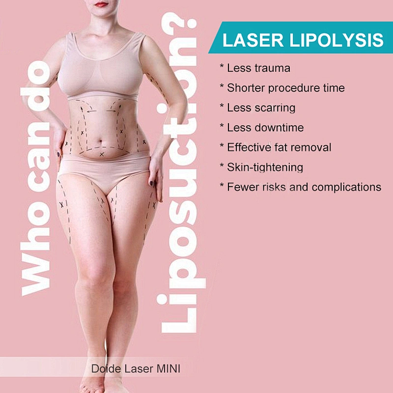 Portable Liposuction Device Portable Liposuction Endolaser Diode 980nm 1470 Machine