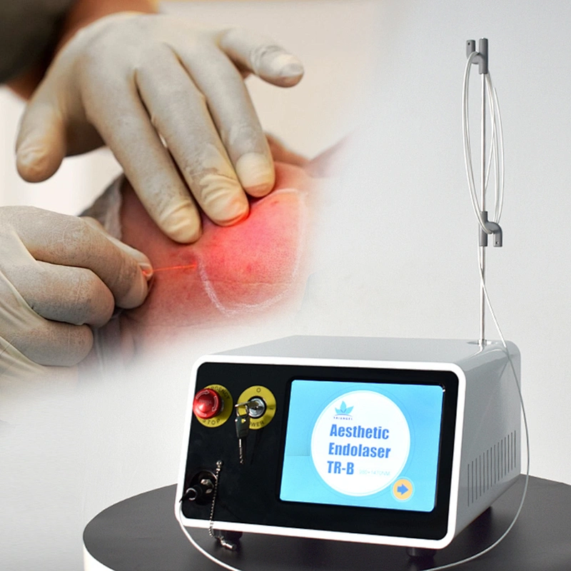 Newest Portable 980nm147nm Diode Laser Vaser Liposuction Skin Tightening Machine Removal Double Chin Endolaser Face Lifting