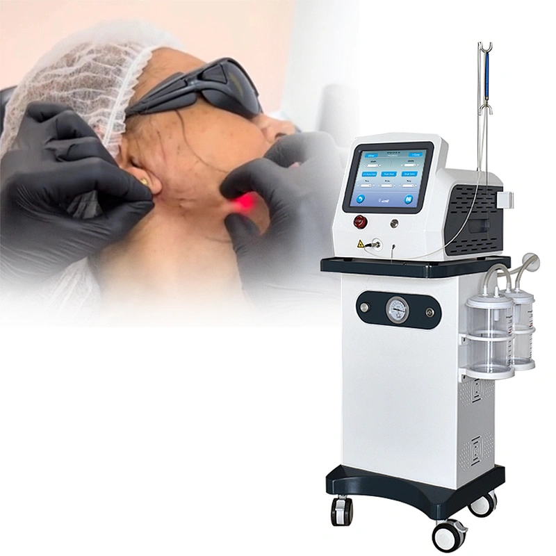 Portable Diode Laser 980nm1470nm  Lipolysis Slimming Fat Removal Vaser Liposuction Machine Endolaser Facial Lifting