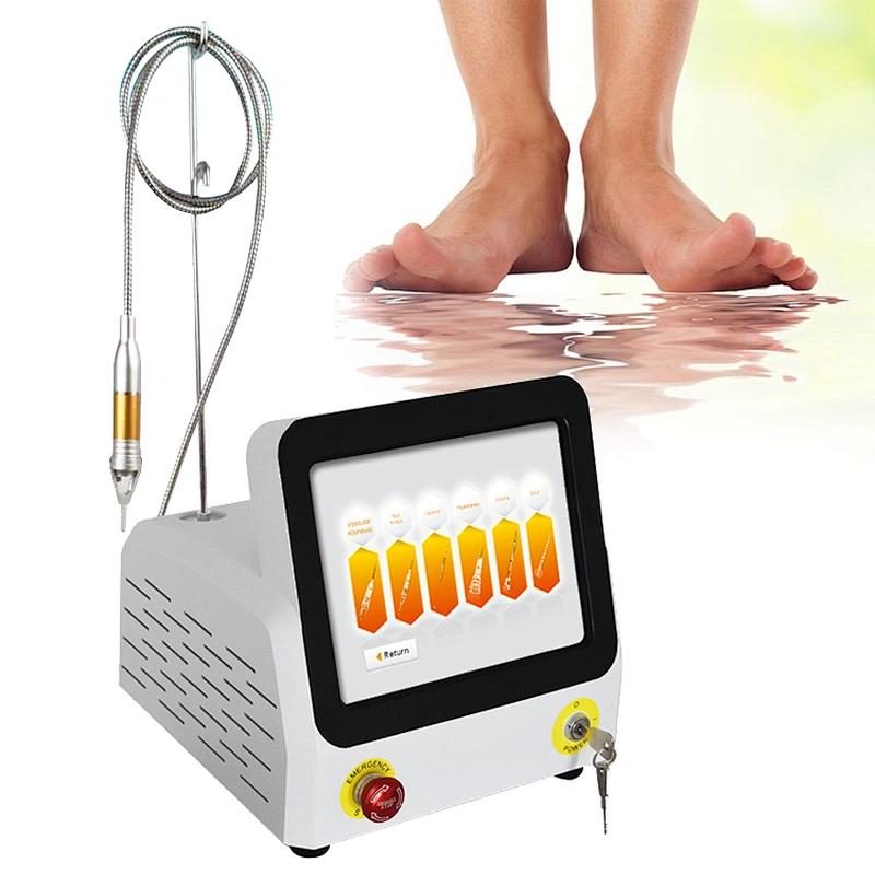 Medical Instrument  60W 980nm Diode Laser Fungal Nail Class IV Laser Podiatry   Nail Fungus Treatment Machine