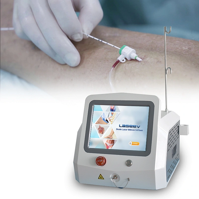 Radial Laser Fiber EVLT Varicose Vein Removal 1470nm 1940nm Laser Wavelenth Machine