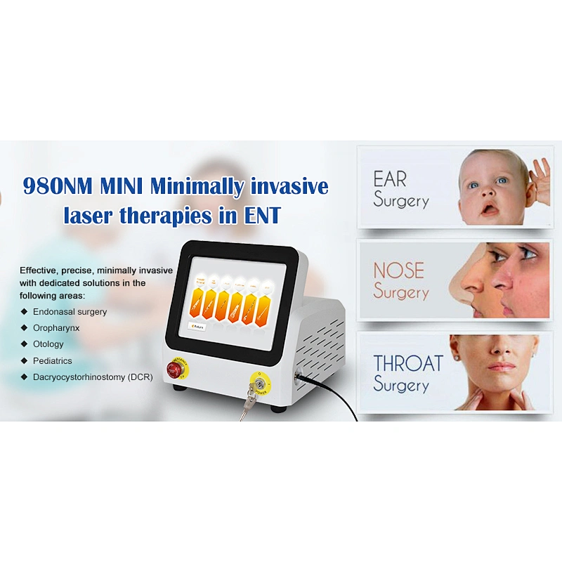 2024 Newest Class IV  980nm  Diode Laser Ear Nose Throat Minimally Surgical Instrument for ENT