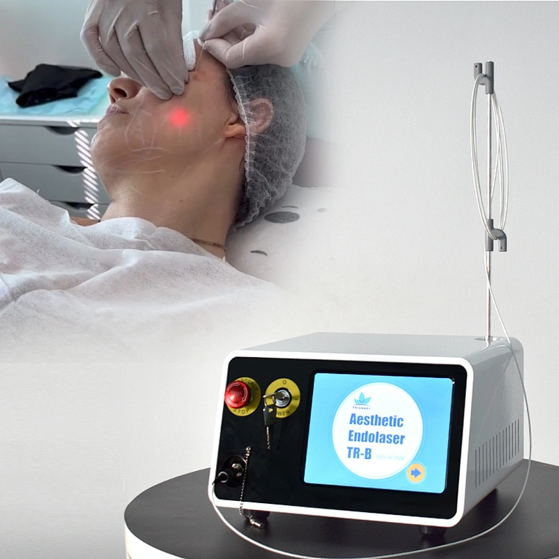 Tazlaser Newest Vaser Liposuction Machine Diode Laser 980nm1470nm Remove Eye Wrinkles and Facial Lifting/firming the Jawline