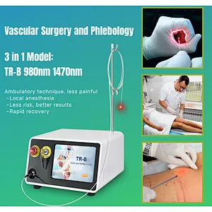 Medical 980 spider vein vascular removal diode laser 1470nm ramovel leg veins laser equipment