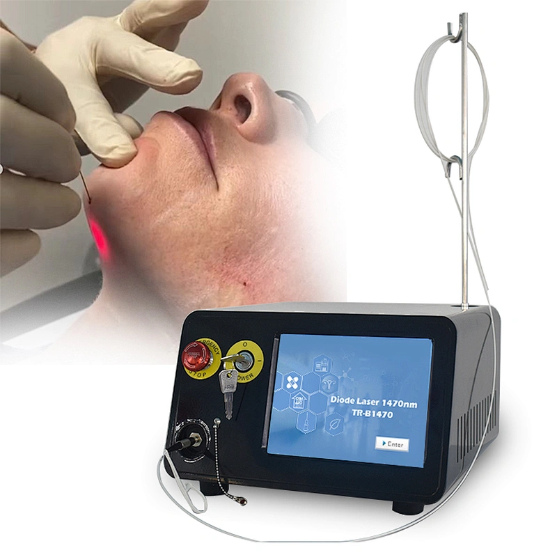 Vaser Liposuction Equipment Diode Laser 1470nm 15W Skin Tightening/Body Shaping Slimming Liposuction Laser Machine