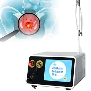 Proctology Treatment Hemorrhoids Piles Fistula 980nm 1470nm Diode Laser Surgery Removal Machine