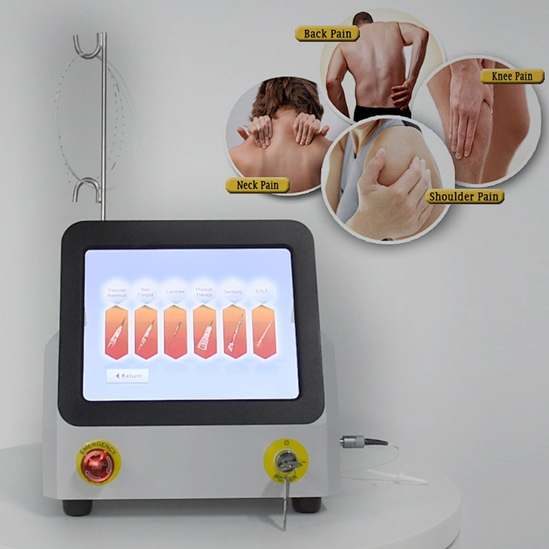 980nm Diode Laser Class IV Laser High Power  60W Laser Physiotherapy Machine Treatment Back Pain