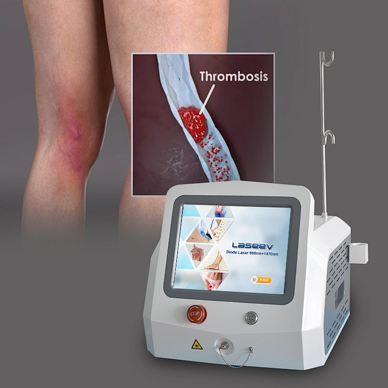 EVLT Laser Spider Vein Removal 980 nm 1470nm 1940nm Diode Laser for Vascular Lesion Removal