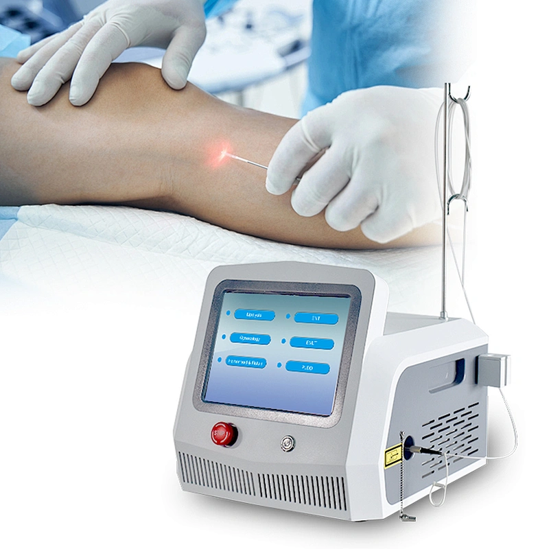 980nm1470nm Diode Laser EVLT Endovenous Varicose Vein Leg Treatment Machine/spider Veins Vascular Removal Machine
