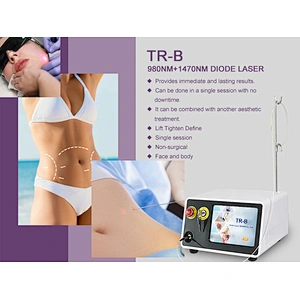 Multifunction Surgical Lipolysis 980nm 1470nm  Laser Liposuction
