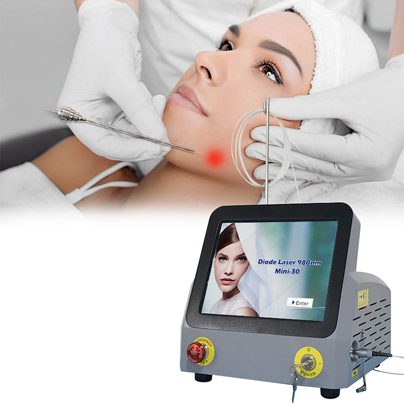 New 980nm Lipolysis Facial Lifting Endolaser Diodo Device Plastic Surgery Fiber Laser Beauty Machine