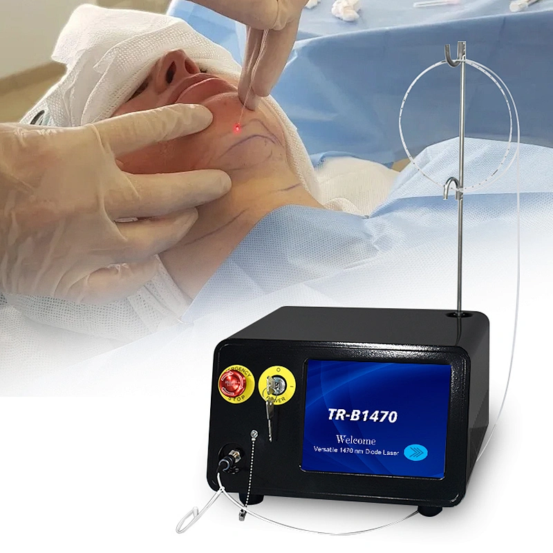 Factory Price Facial Lifting Dual Laser System 1470nm 980nm Laserlift Double Chin Lipo Lipolysis EndoSkin Laser Lifting 1470