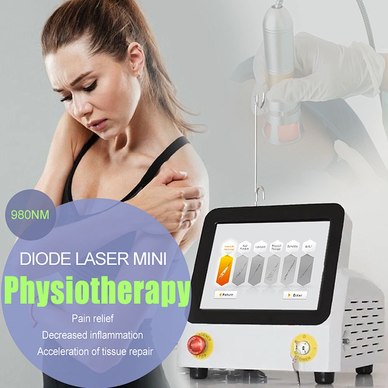 TRIANGEL High Intensive Laser Physiotherapy Class 4 Diode Laser 980nm 810nm 60W High Power Physical Therapy Equipment
