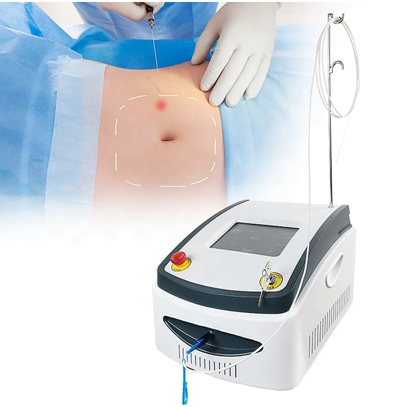 Portable 980nm Diode Laser Surgical Liposuction Lipolysis Body Shaping Slimming Machine Endolaser Facial Lifting