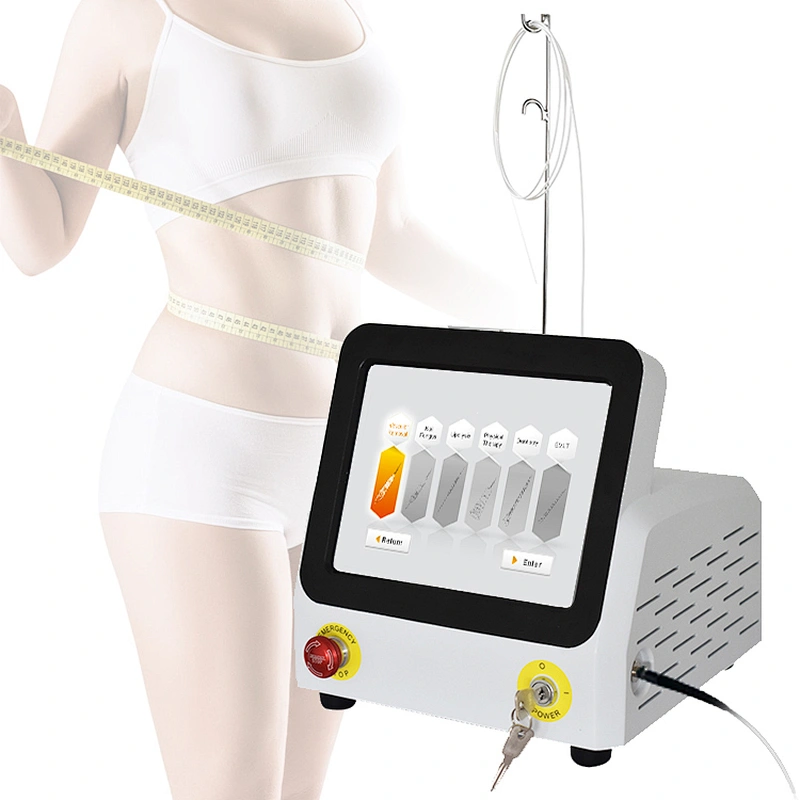 Endolaser Lipolaser 980nm Laser Assisted Fat Weight Loss Fiber Laser Cannula Laser Liposuction Machine