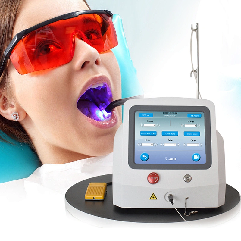 2024 Latest Medical Laser Dental 980nm 1470nm Dental Diode Laser Systems Teeth Whitening Machine