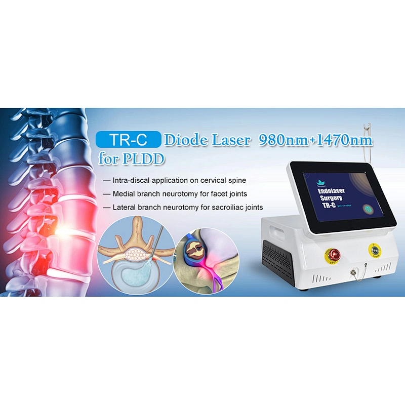 2024 the Hottest Machine PLDD Laser Treatment Diode Laser 980nm 1470nm for PLDD