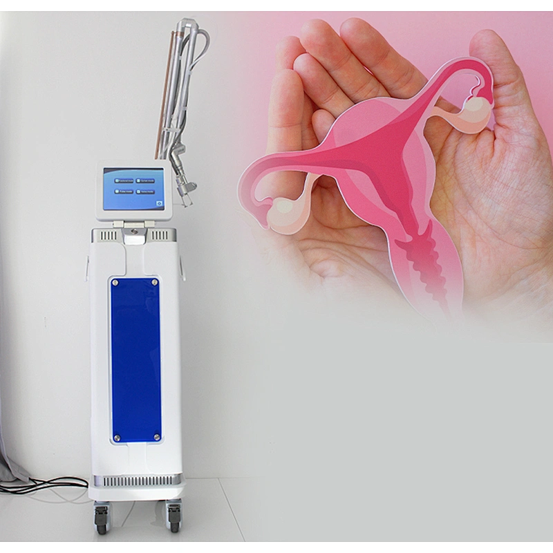 2025 Newest Fractional CO2 Laser Machine RF Metal Tube Vaginal Tightening Pulse Three Mode