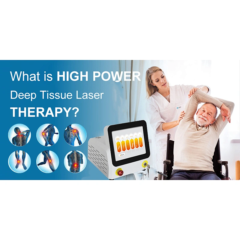 High Power Physical Therapy 980nm Class 4 Pain Relief Laser Therapy 30w 60w Physiotherapy Machine