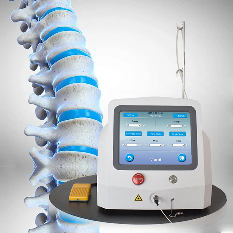 980nm 1470nm Laser Disc Decompression Machine PLDD Treatment Lumbar Disk Herniation