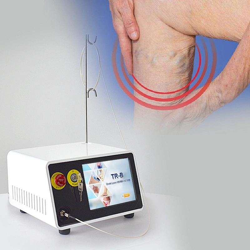 Medical 980 spider vein vascular removal diode laser 1470nm ramovel leg veins laser equipment