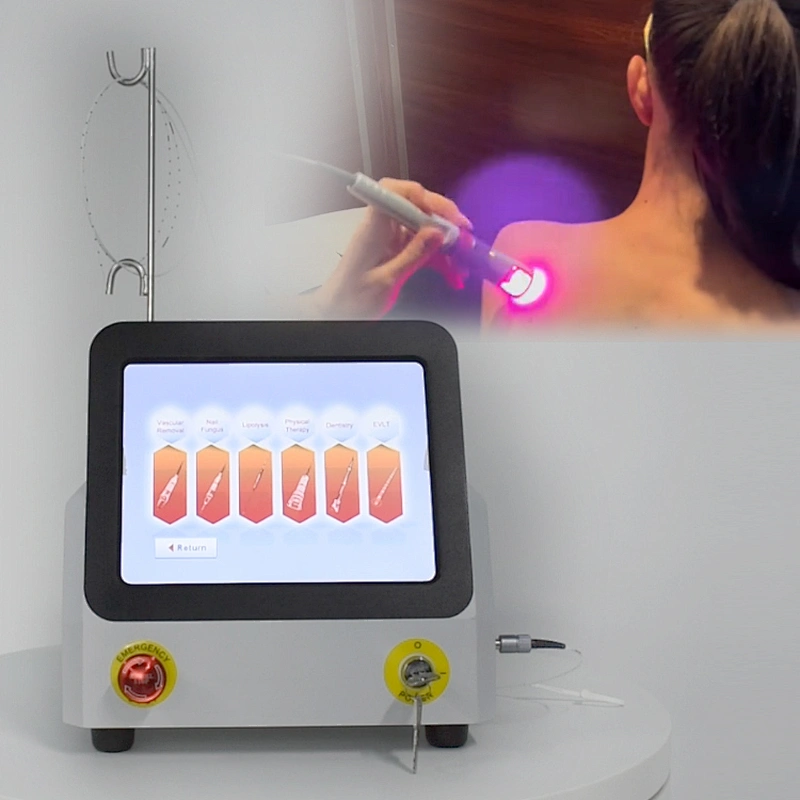 2025 Newest  Class IV High Power Diode Laser Physiotherapy Equipment 980nm For Back Pain Relief