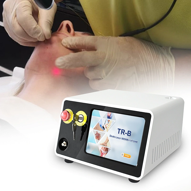 2024 Newest Endolaser 1470nm 980nm Diode Laser Face Lifting Liposuction Machine