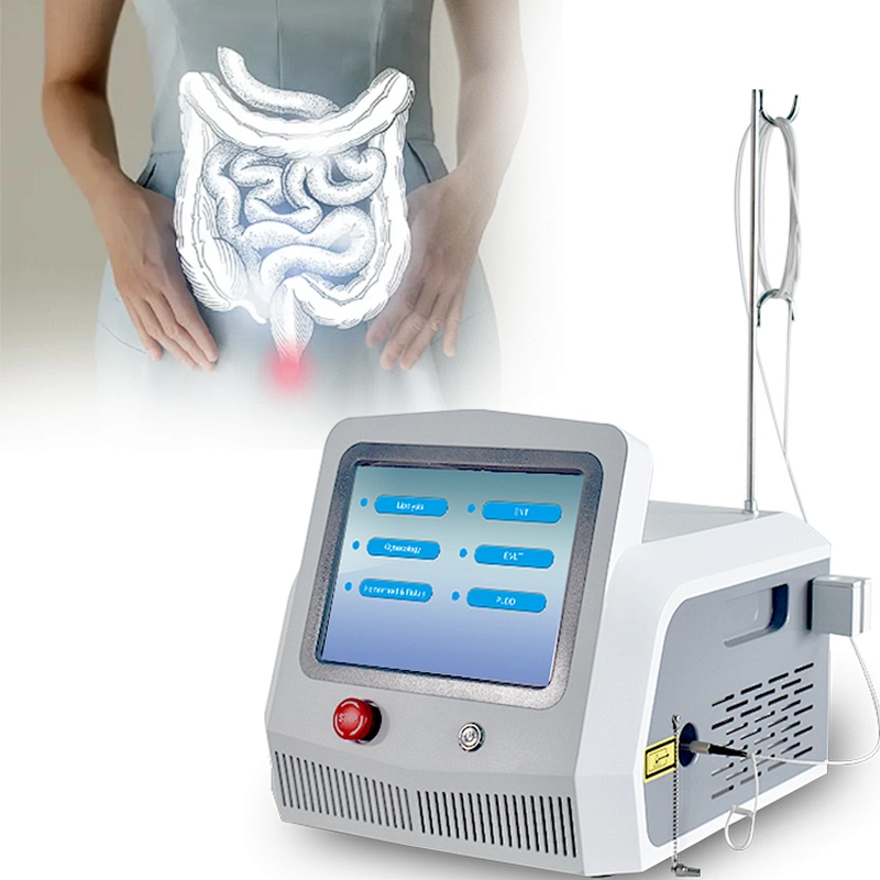 Hospital Clinical Surgery Proctology Machine Treatment Hemorrhoid Anal Fistula Hemorrhoids 980nm1470nm Diode Laser Removal