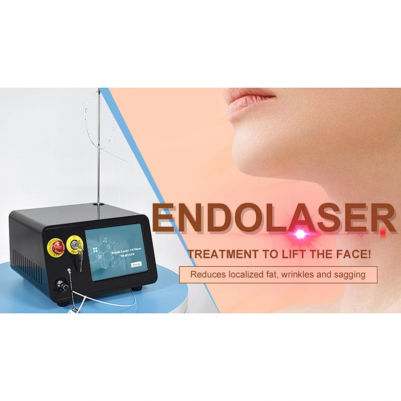 2024 Surgical Laser 1470nm Facelifting Double Chin/eyebag Removal Laser Device/ Lipolysis Laser
