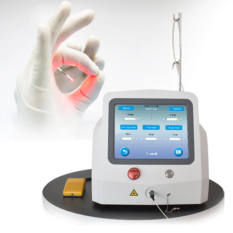 Hemorrhoids Ectomy Laser Surgery 1470nm 980nm Fistulas Diode Laser Treatment Machine Proctology Laser