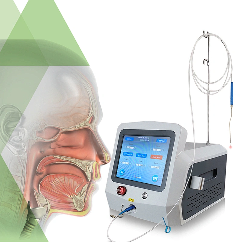 Non Invasive Ear Nose Throat Surgery  Laser ENT Surgical Diode Laser Treatment Medical Instruments