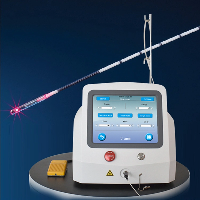 980nm 1470nm EVLA Endovenous Spider Vein Laser for Varicose Vein Removal Remove Varicose Veins in Legs Laser Ablation