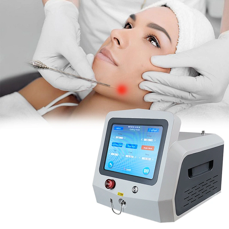 Premium 980 1470nm Diode Endolaser Machine New Design Portable Micro Plastic Surgery Lipolysis Laser Equipment for Liposuction