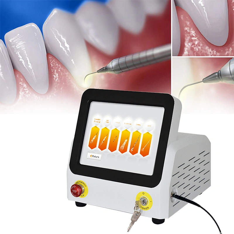 Triangel Laseev Three Wavelength Dental Diode Laser for Soft Tissue Surgery Oral Treatment Teeth Whitening