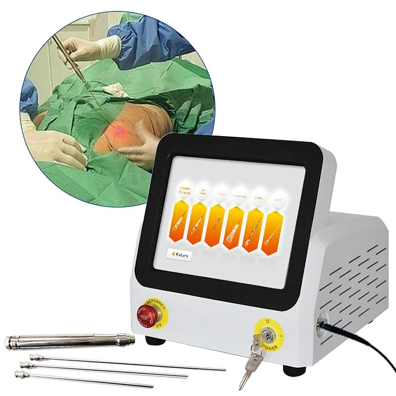 Factory Price Plastic Surgery  Minimal Invasive 980nm Laser Assisted Liposuction Machine