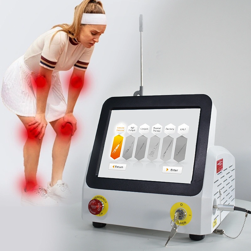 980nm Diode Laser Class IV Laser High Power  60W Laser Physiotherapy Machine Treatment Back Pain