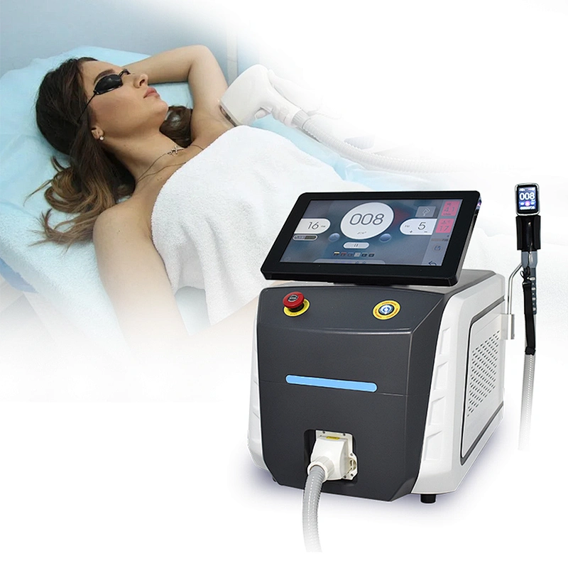 Triple Wavelength 755nm 808nm 1064nm Permanent Alexandrite Hair Removal Machine Diode Laser
