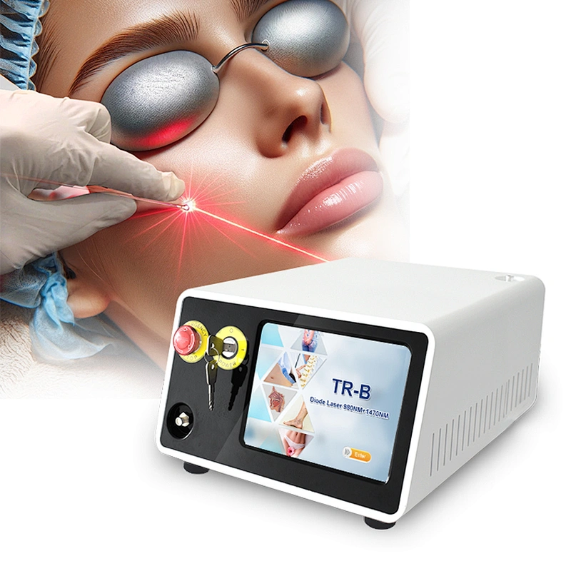 980nm 1470nm High Power 47w Lipolysis Skin Tightening  Laser Machine