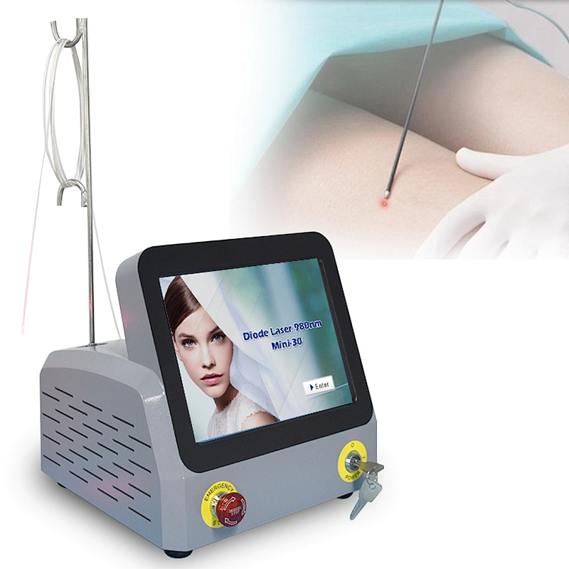 Portable 980nm 1470nm 30W 60W Facial Lift Lipolysis Laser Endo Machine