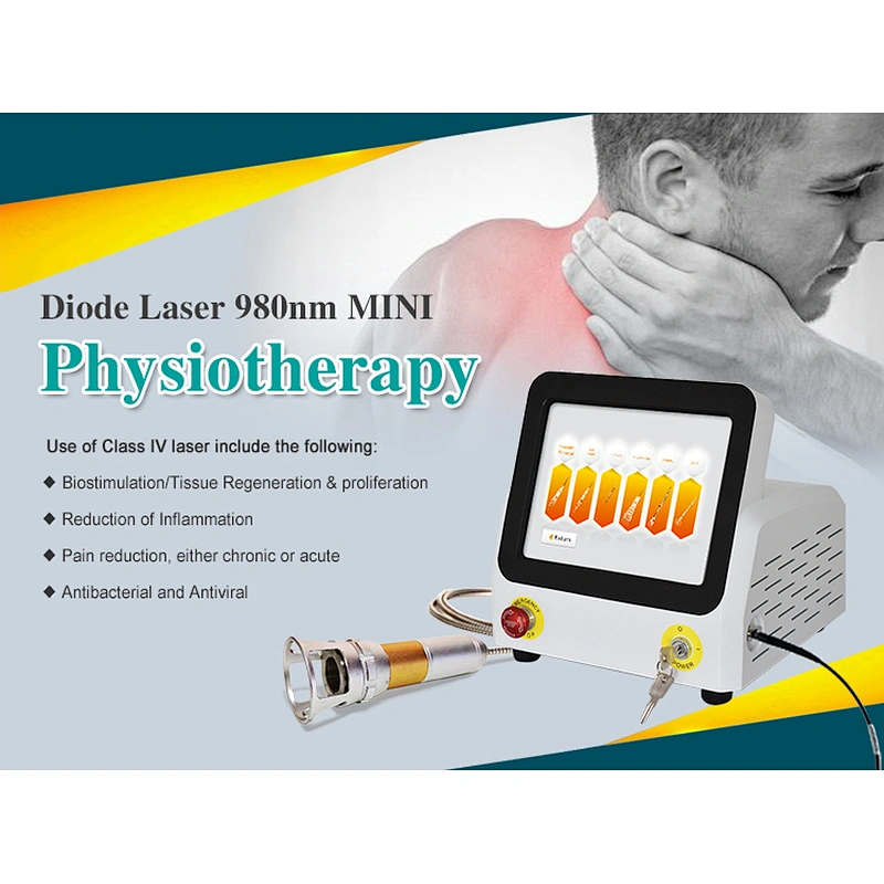High Power Physical Therapy 980nm Class 4 Pain Relief Laser Therapy 30w 60w Physiotherapy Machine