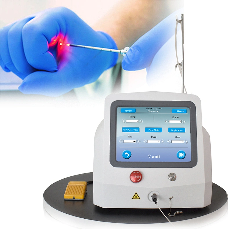980nm 1470nm EVLT/EVLA  Diode Laser Machine Blood Vessel Treatment Varicous Veins