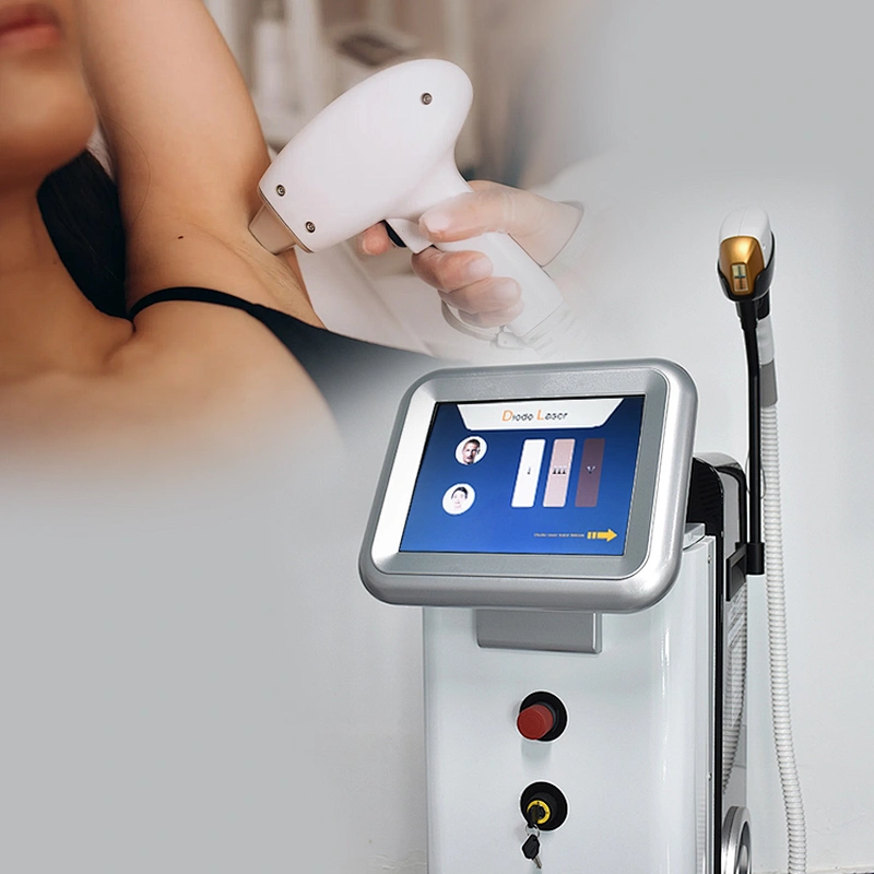 Permanent Hair Removal 808nm Diode Laser Professional Multi - Waves Diode Laser Hair Removal 1600W
