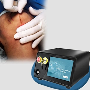 Fiber Laser 1470nm Lipo Laser Machine Liposuction Lipolysis 1470nm Skin Rejuvenation Laser Beauty Device