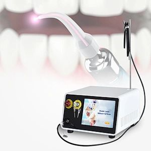 Dental Soft Tissue Laser Machine 980nm 1470nm Diode Dental Laser Treatment Teeth Whitening Instrument