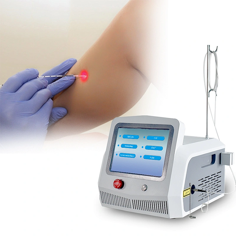 980nm1470nm Diode Laser EVLT Endovenous Varicose Vein Leg Treatment Machine/spider Veins Vascular Removal Machine
