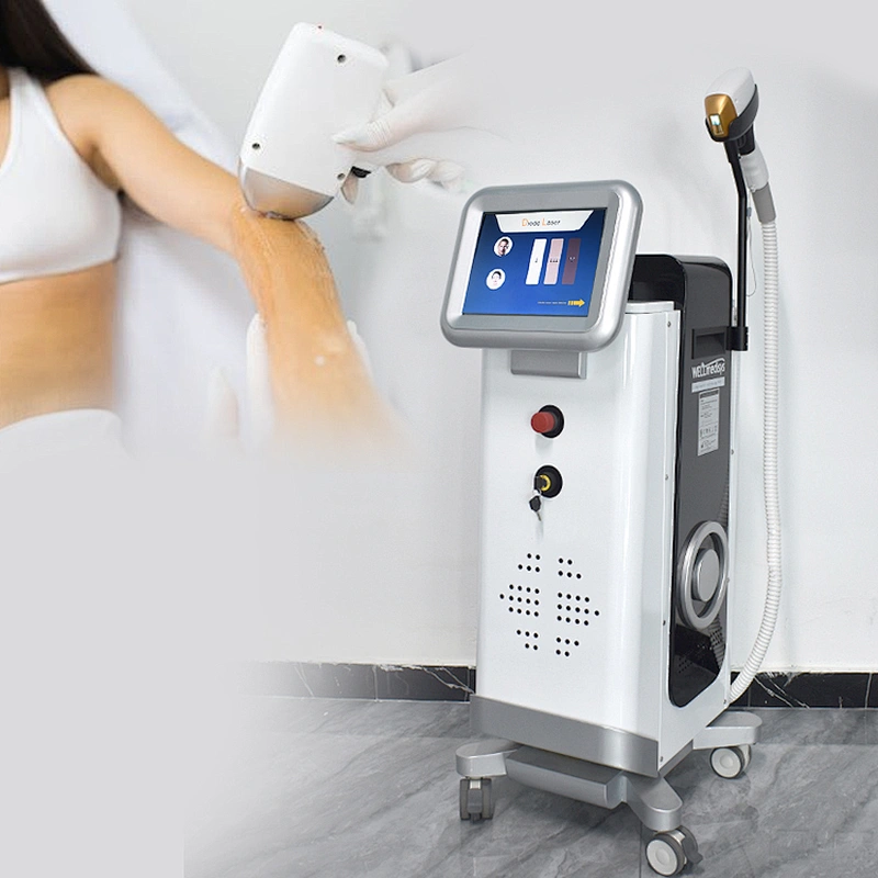 Big Power FAC Vsilk Technology 1600W 1800W Vertical 808nm 755nm 1064nm Diode Laser Hair Removal Machine