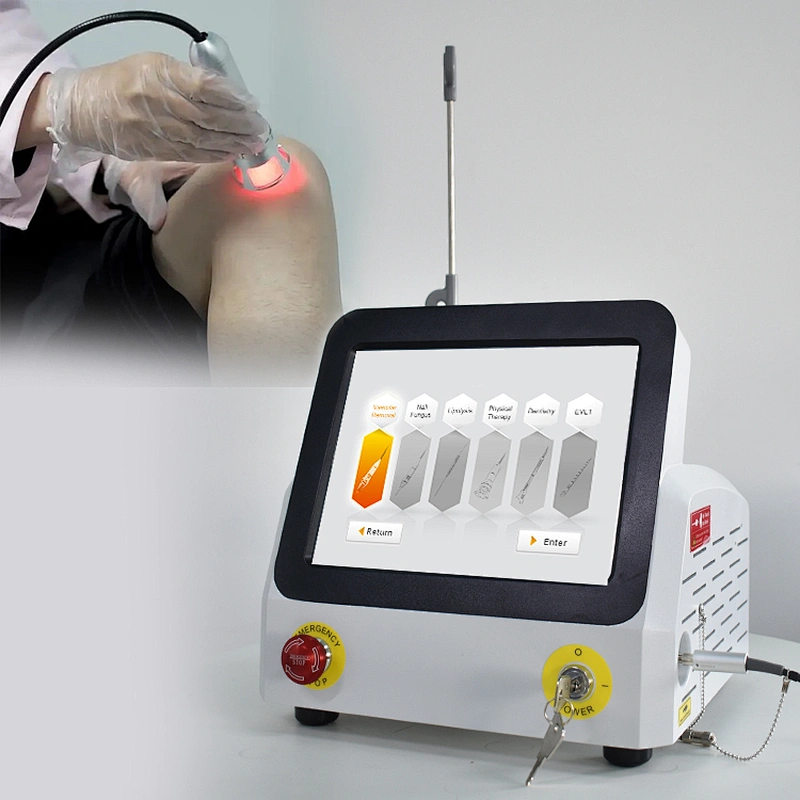 2025 Newest  Class IV High Power Diode Laser Physiotherapy Equipment 980nm For Back Pain Relief
