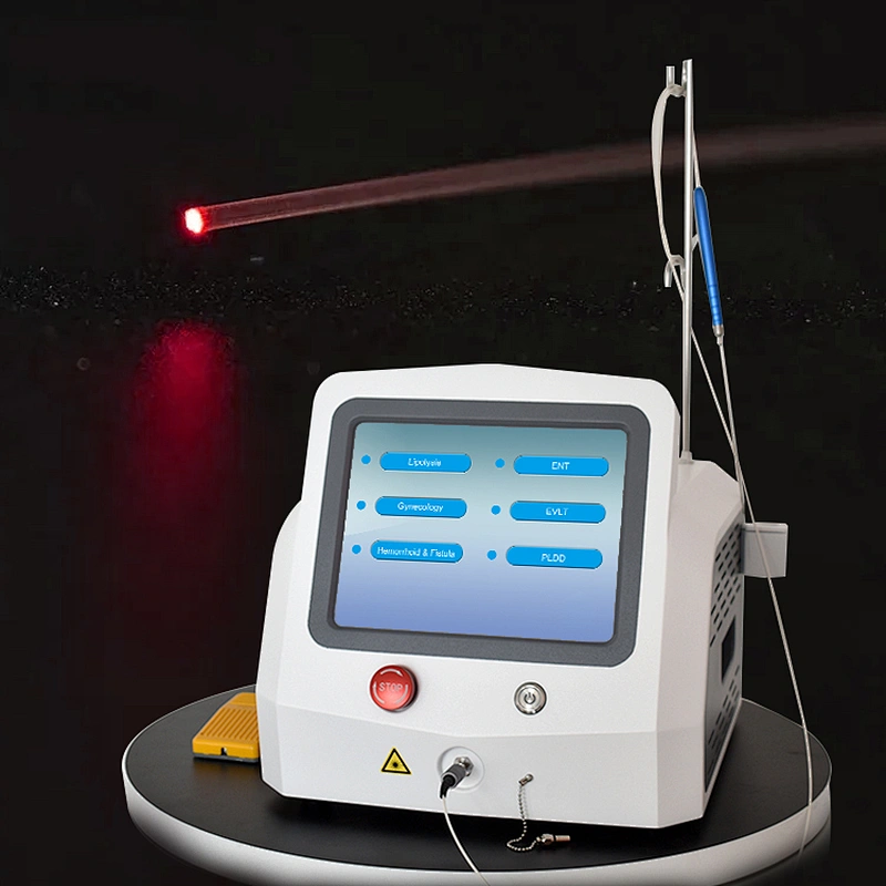 Effective Result Laser Lipolysis Liposuction Machine Plastic Surgery 1470 nm 980 nm Endofiber Laser