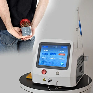 Proctological Surgery 980nm 1470nm Laser Machine Hemorrhoids  Laser Treatment  Diode Laser Machine